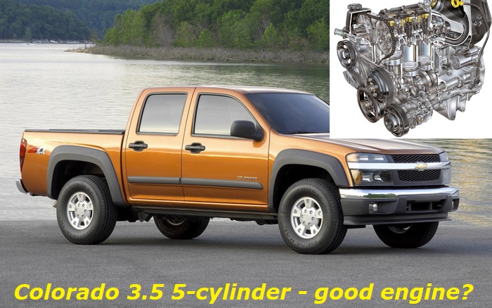 Colorado 3-5 5-cylinder engine